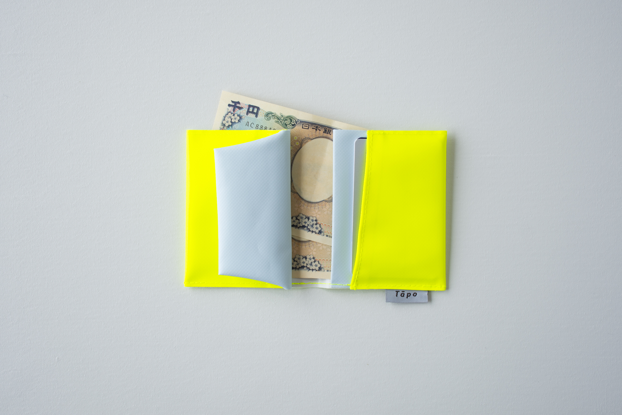 Neon Yellow ta-po wallet